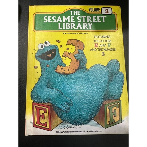 Vintage Sesame Street Library 4 Book Bundle- volumes 3, 4, 6, 7 - Picture 12 of 14